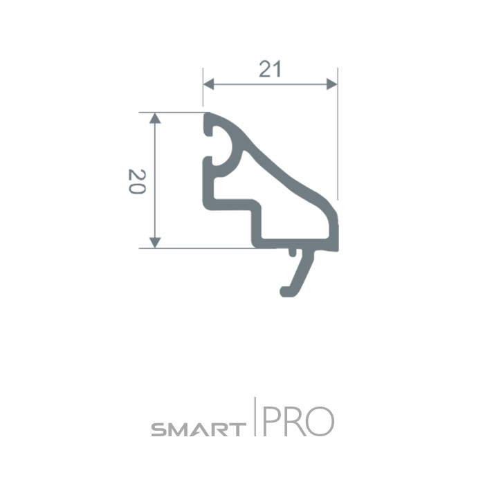 Штапик универсальный 20 мм в Актау