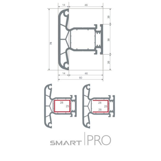 Импост 4-х камерный в Актау
