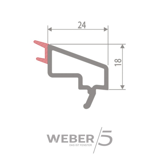 Штапик стандартный 24 мм в Актау