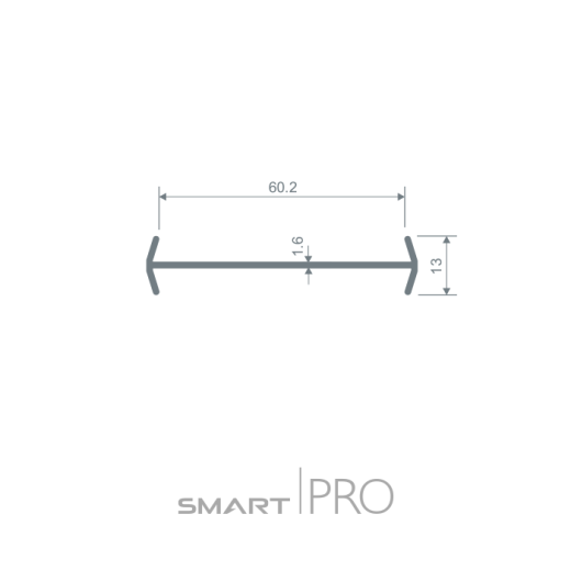 Соединительный профиль (нащельник) (60) в Актау